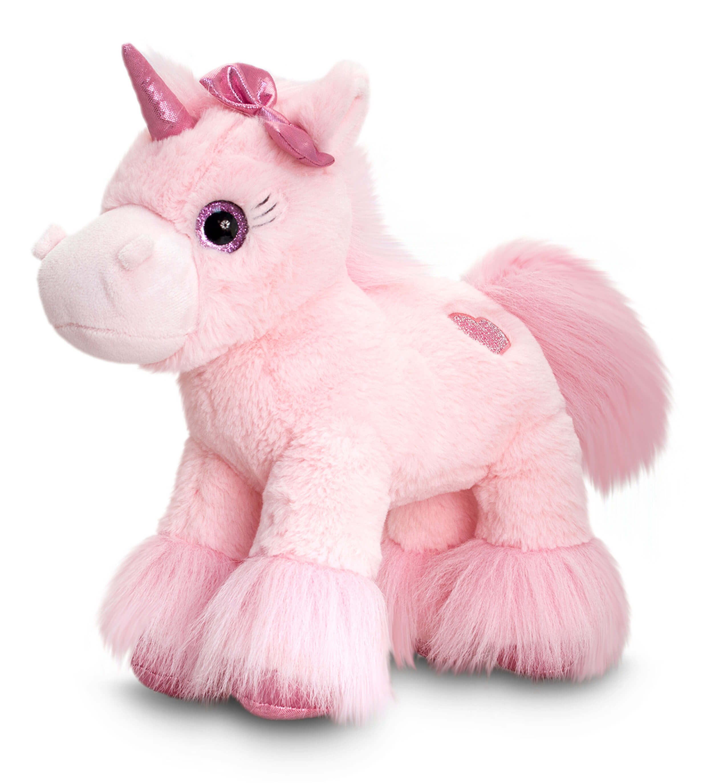 Keel Toys GLITTER GEMS Pink UNICORN 30cm Soft Toy 30cm LARGE 