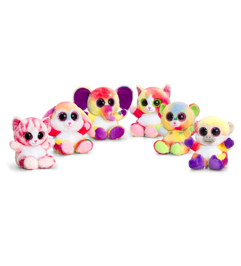 Keel Toys Animotsu Glitter 30cm Mix B 4 Desigins Cuddly Soft Toy Plush SF2483 