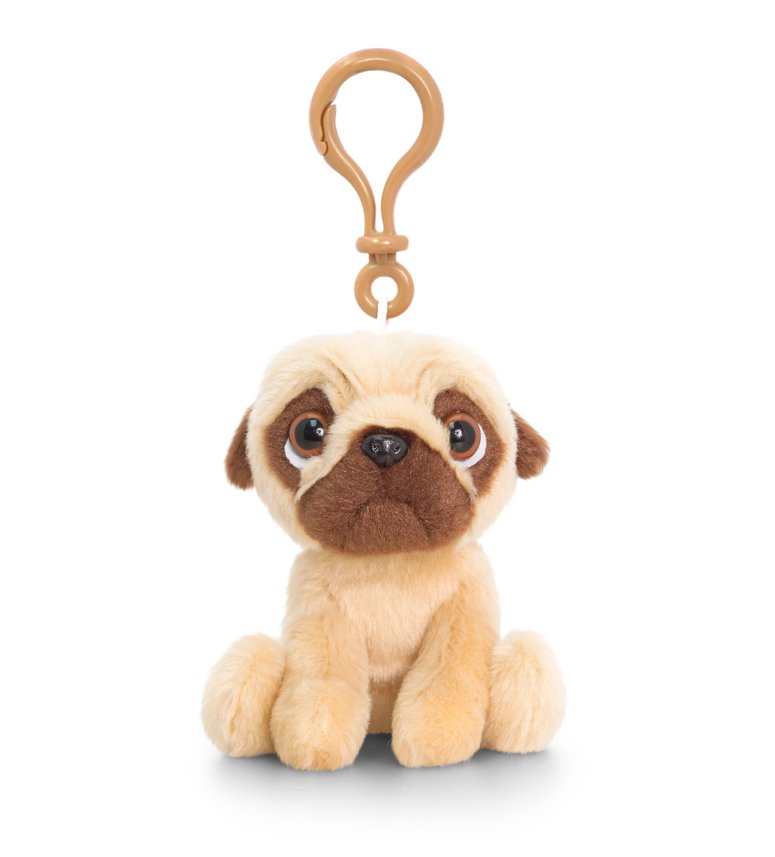 Keel Toys Pugsley 20cm Valentines Pug Dog 2 Designs Cuddly Soft Toy SV2178 