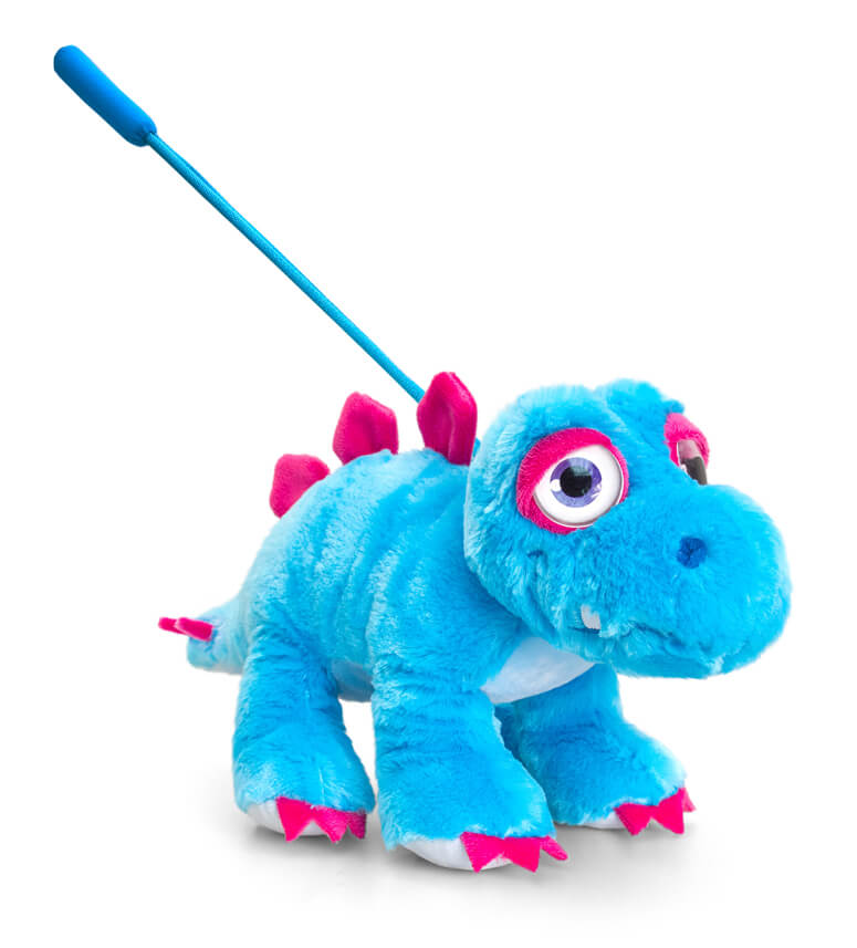 Keel Toys Hugasaurus Dinosaur 10CM Pterodactyl KeyClip Cuddly Soft Toy Teddy 